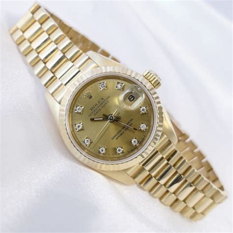 rolex gouden dames horloge|Rolex sub horloge.